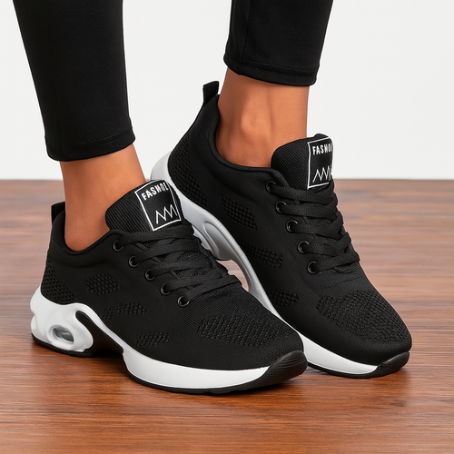 Dames Wandel- en Werkschoenen – Lichtgewicht Sneakers met Orthopedische Zool & Air Cushion