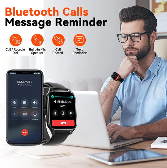 Gfine™ Smartwatch – Rust en controle over je gezondheid